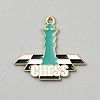 Alloy Enamel Pendants ENAM-WH20012-02G-14-1