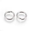 Tarnish Resistant 304 Stainless Steel Open Jump Rings A-STAS-P212-25P-17-2