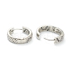 Brass Micro Pave Cubic Zirconia Huggie Hoop Earrings EJEW-A058-07P-2