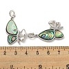 Brass Micro Pave Clear Cubic Zirconia Pendants KK-L211-019P-02-3