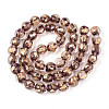 Handmade Gold Foil Glass Beads LAMP-C004-03H-4
