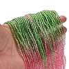 Transparent Painted Glass Beads Strands DGLA-A034-T2mm-A18-2