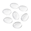 (Old Sku: GGLA-G010)Transparent Oval Glass Cabochons GGLA-R022-14x10-4