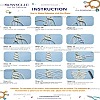 DIY Handmade Woven Cotton Bohemian Style Keychain Making Kits DIY-SC0028-16-8