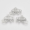 Tibetan Style Alloy Pendants X-TIBEP-T009-44AS-RS-1