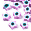 Handmade Polymer Clay Beads CLAY-T019-09F-1