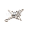 Brass Micro Pave Cubic Zirconia Pendants KK-Q772-04P-3