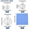 Iron Wire Pendants Set IFIN-YW0001-23-6