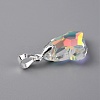 Electroplate Glass Pendants FIND-TAC0009-67S-02-3