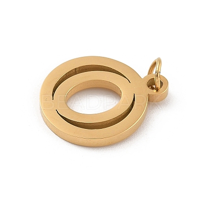 304 Stainless Steel Charms
with Jump Ring STAS-R001-02G-O-1