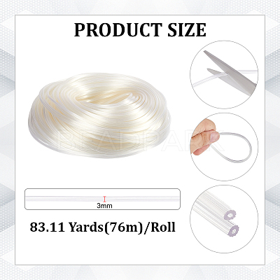 76M Translucent PVC Cord OCOR-WH0082-518A-02-1