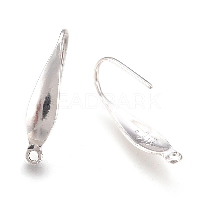 316 Surgical Stainless Steel Earring Hooks X-STAS-P166-10S-1