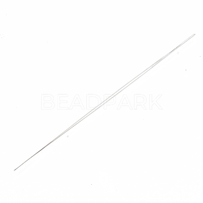 Iron Big Eye Beading Needles TOOL-N006-02-1