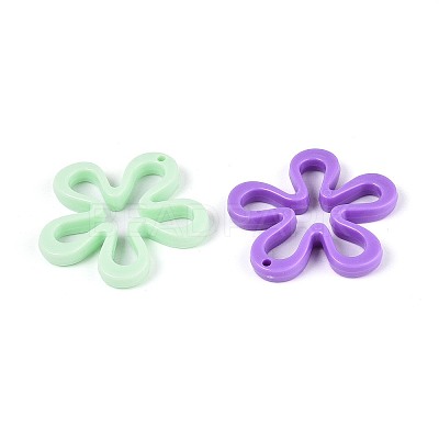 Opaque Acrylic Pendants SACR-T035-22M-1