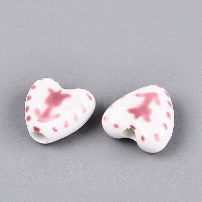 Handmade Porcelain Beads PORC-Q005-10D-1