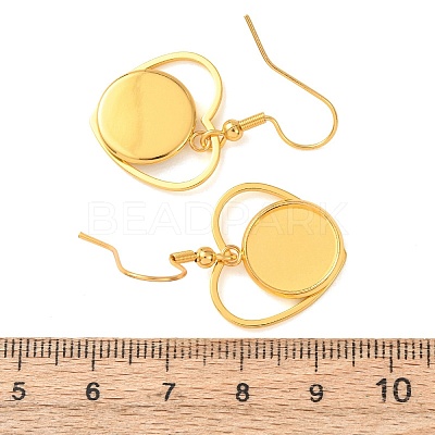 304 Stainless Steel Earring Cabochon Settings STAS-D267-01G-G-1