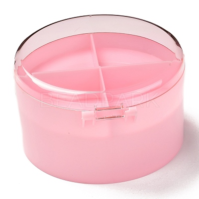 Round Plastic Jewelry Boxes LS-OBOX-F006-08-1