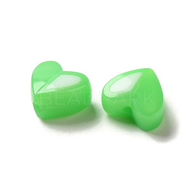 Imitation Jelly Acrylic Opaque Beads SACR-R741-01C-1