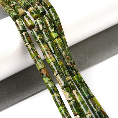 Natural Imperial Jasper Beads Strands G-Q169-A02-01E-1