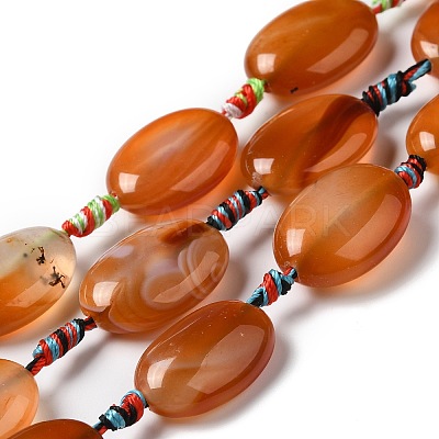 Natural Agate Beads Strands G-K334-02B-1