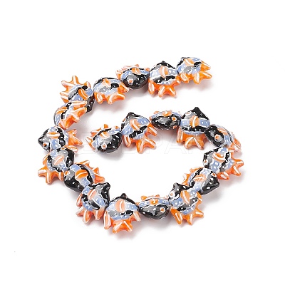 Handmade Porcelain Beads X1-PORC-G002-54I-1