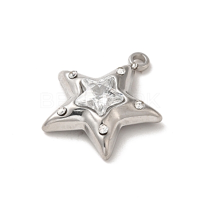 304 Stainless Steel Pendants STAS-L022-250-1