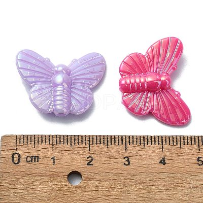 Opaque Acrylic Beads OACR-E033-03-1