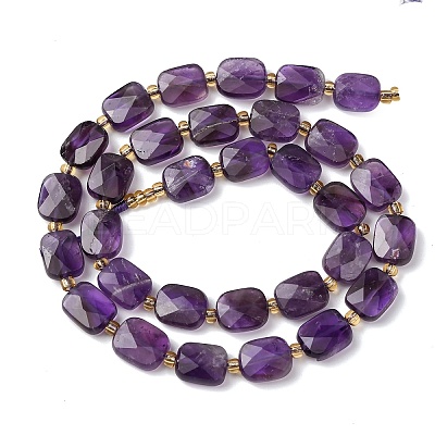 Natural Amethyst Beads Strands G-L654-J01-01-1