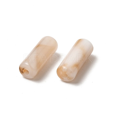 Opaque Acrylic Imitation Gemstone Beads OACR-G061-02E-1