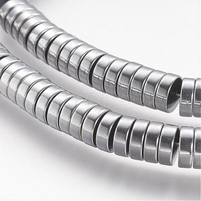 Non-magnetic Synthetic Hematite Beads Strands G-P218-19-06-1