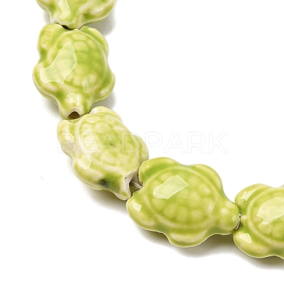 Handmade Porcelain Beads Strands LAMP-G140-02I-1