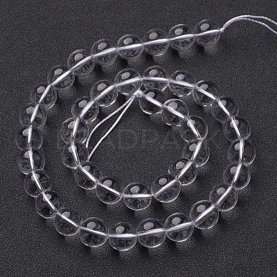 Synthetic Quartz Crystal Beads Strands GSR4mmA039-1-1