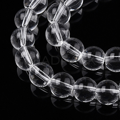 Transparent Glass Beads Strands GLAA-T032-T8mm-13-1