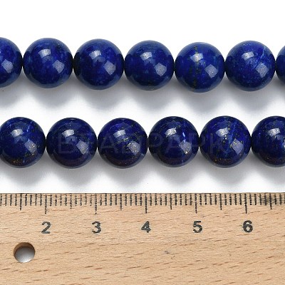 Natural Lapis Lazuli Beads Strands G-L642-B05-10mm-1
