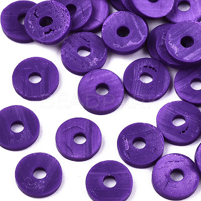 Handmade Polymer Clay Beads LS-CLAY-Q251-4.0mm-98-1