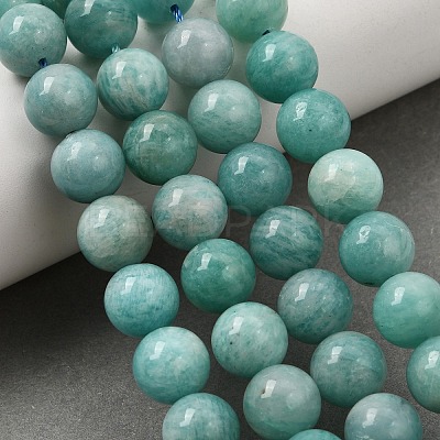 Natural Amazonite Beads Strands G-F461-12-10mm-01A-1