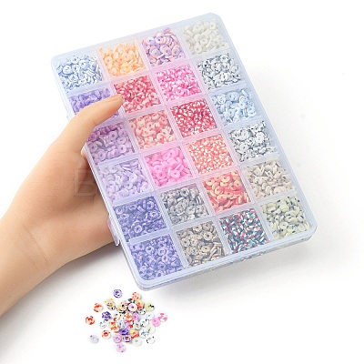 168G 24 Colors Handmade Polymer Clay Beads CLAY-YW0001-79-1