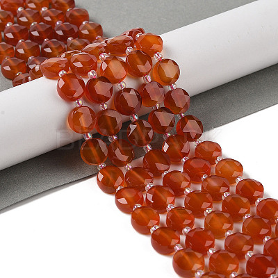 Natural Carnelian Bead Strands G-NH0013-A03-01-1