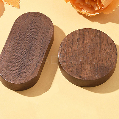 2Pcs 2 Styles Walnut Wood Chassis ODIS-BBC0001-02-1