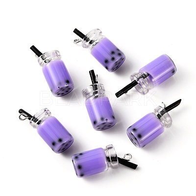 Glass Bottle Pendants X-CRES-N017-03E-1
