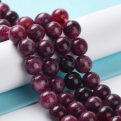 Dyed Natural Malaysia Jade Beads Strands G-G021-01B-04-1