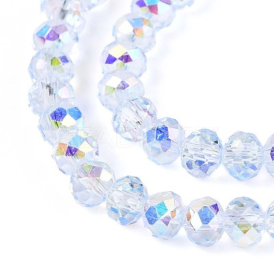 Transparent Glass Beads Strands EGLA-N016-4mm-02-1