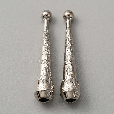 Alloy Cord Ends FIND-WH0110-363C-1