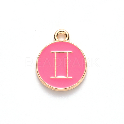 Alloy Enamel Pendants X-ENAM-S124-01A-03I-1