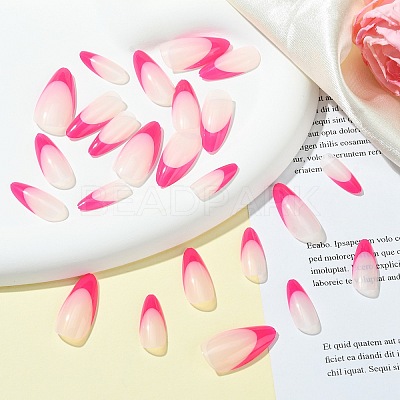 ABS Plastic Full Cover Press On False Nails DIY-CJC0006-12B-1