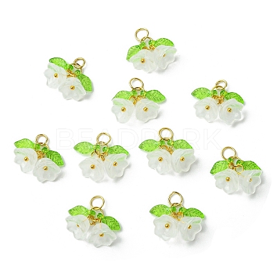 Glass Pendants PALLOY-YW00054-01-1