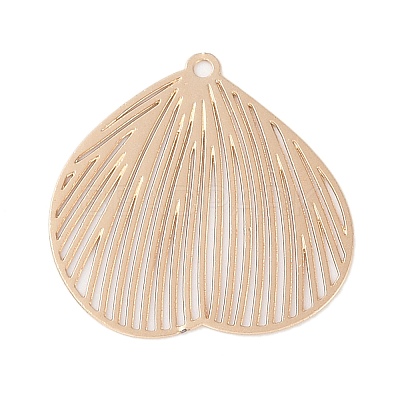 Iron Etched Metal Embellishments Pendants IFIN-Z0003-02KCG-1