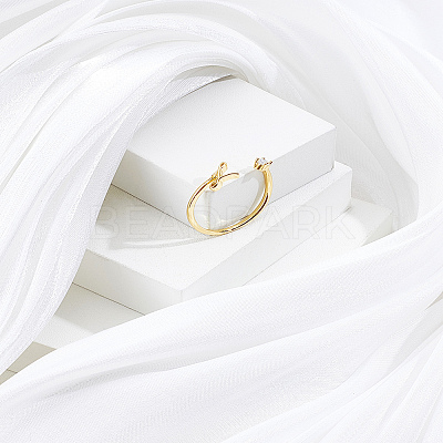 1Pc Letter Brass Rhinestone Open Cuff Rings for Women AJEW-LP0004-47I-G-1