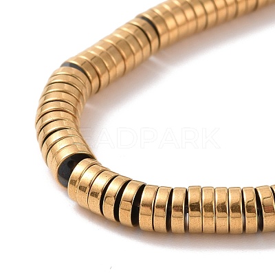 Electroplated Non-magnetic Synthetic Hematite Beads Strands G-G826-09G-4mm-A-1