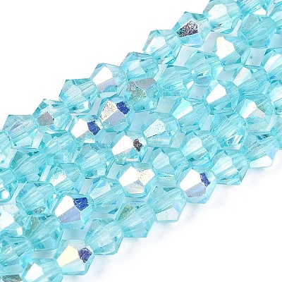 Transparent Glass Beads Strands EGLA-N021-4mm-08-1